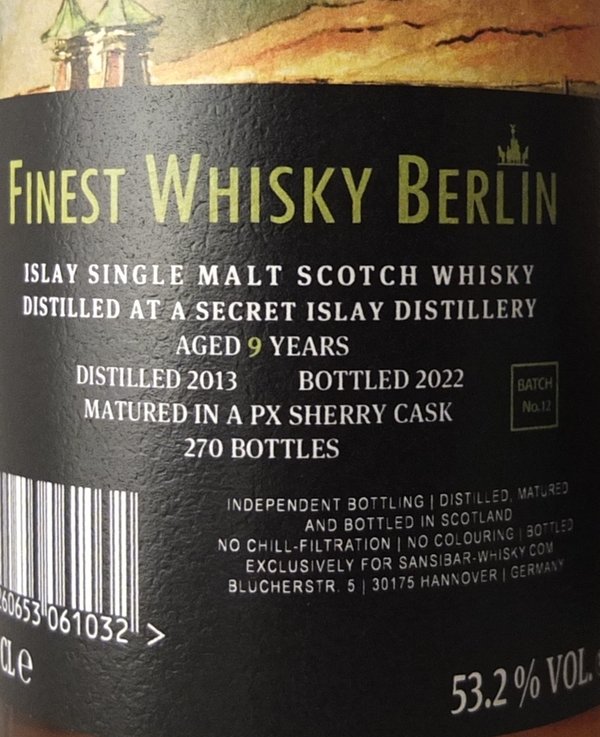 Islay Single Malt Scotch Whisky 2013/2022
