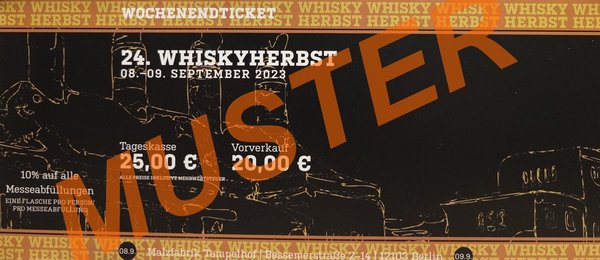Whisky Herbst Wochenendticket